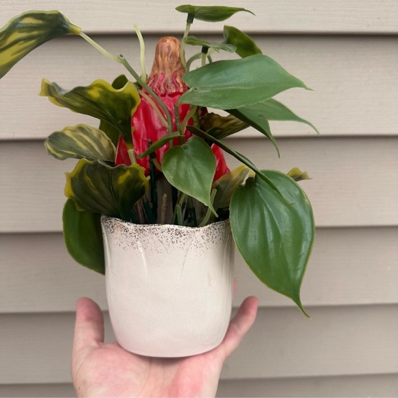 Vintage Sacred Heart Jesus Planter #4169 Made In Japan - Picture 3 of 4